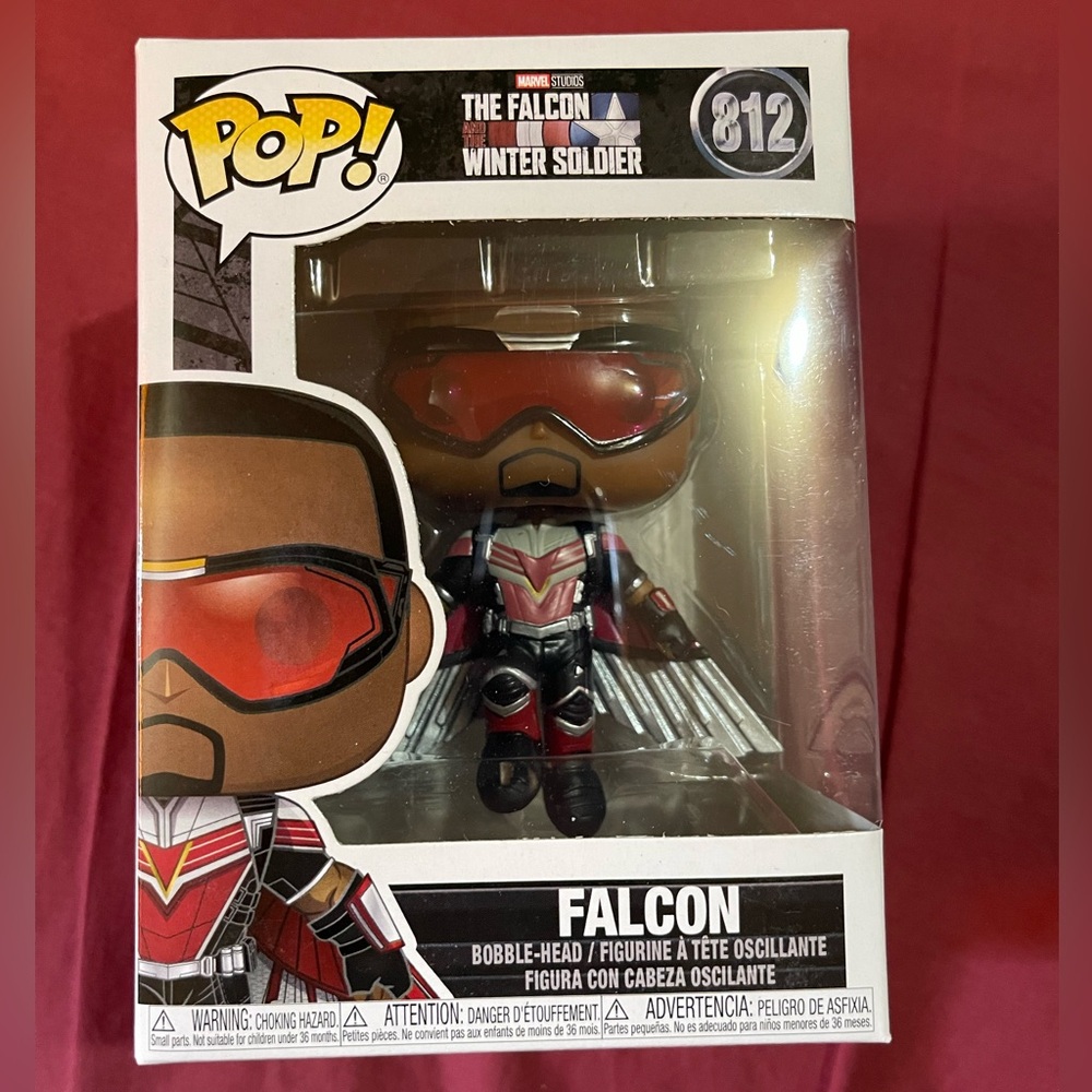 Funko Pop Falcon with Red and Black Suit